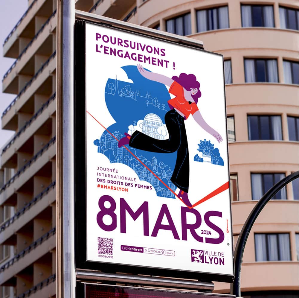 Journée des Droits Des Femmes Lyon 8 Mars - Agence Kiwee Rouge