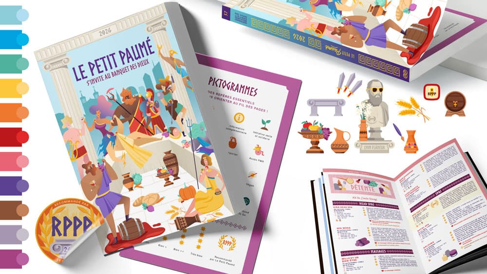 Agence de communication Lyon Création du cityguide Le Petit Paumé