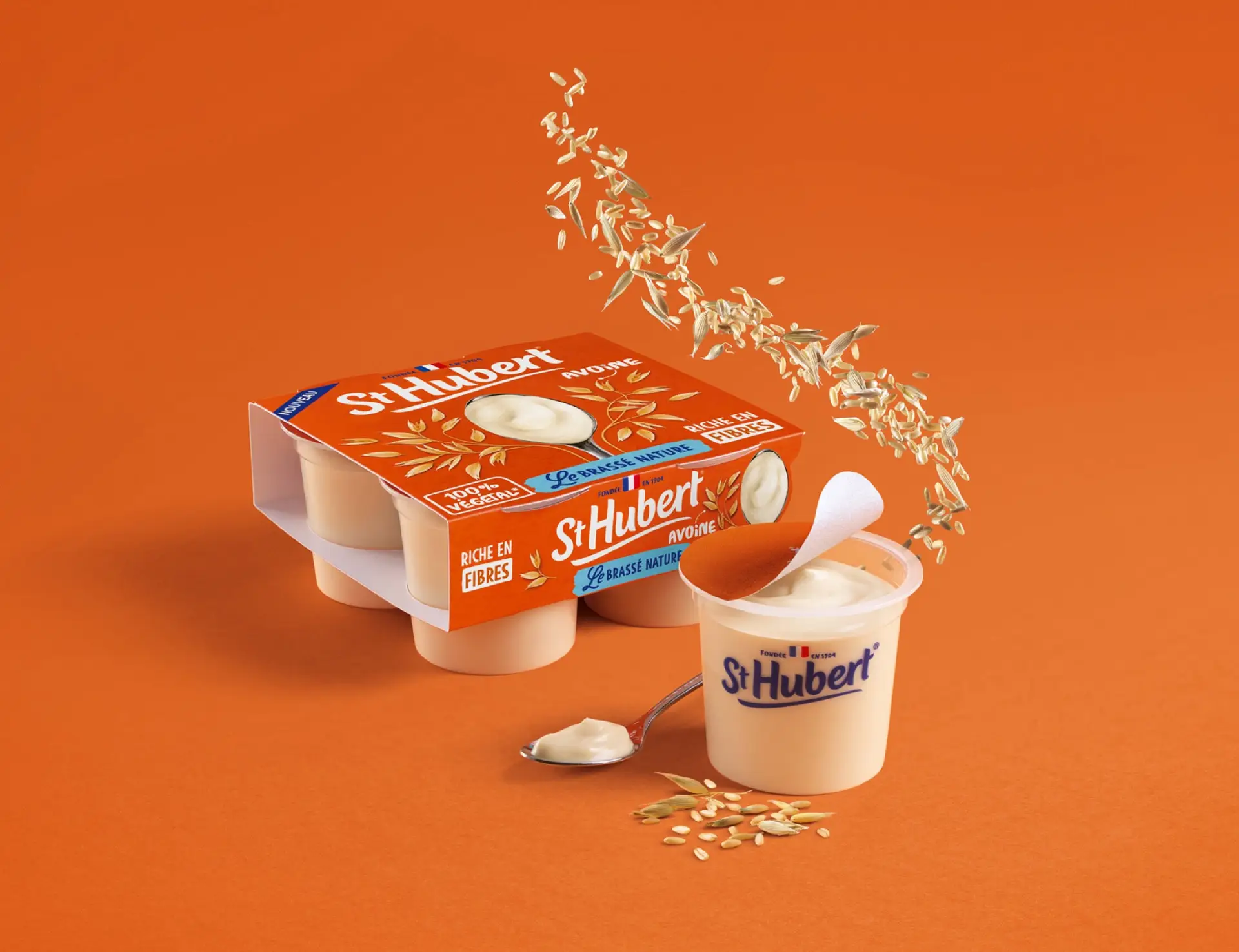 Packaging St-Hubert végétal Avoine