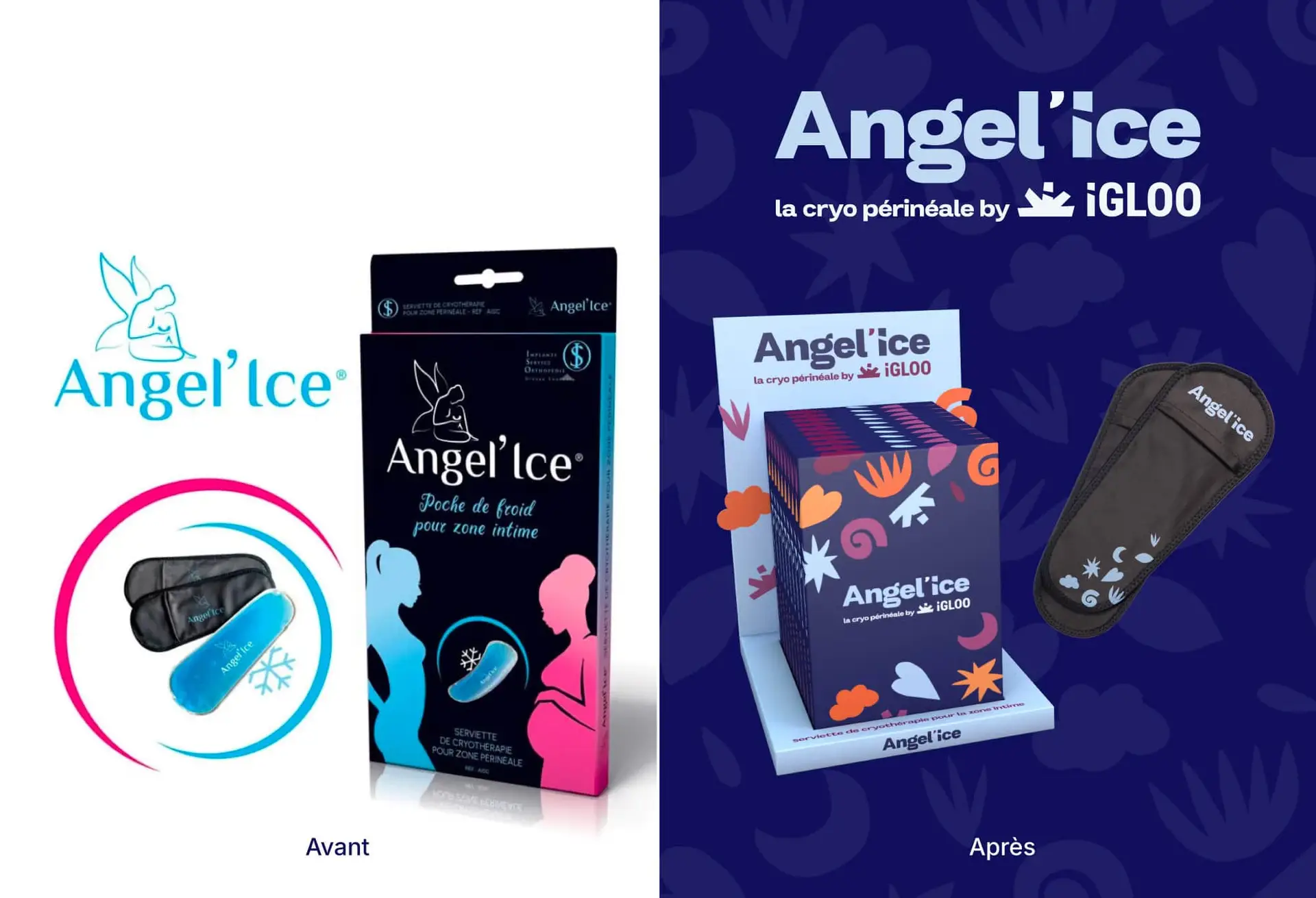 Angel'ice, identité avant/après
